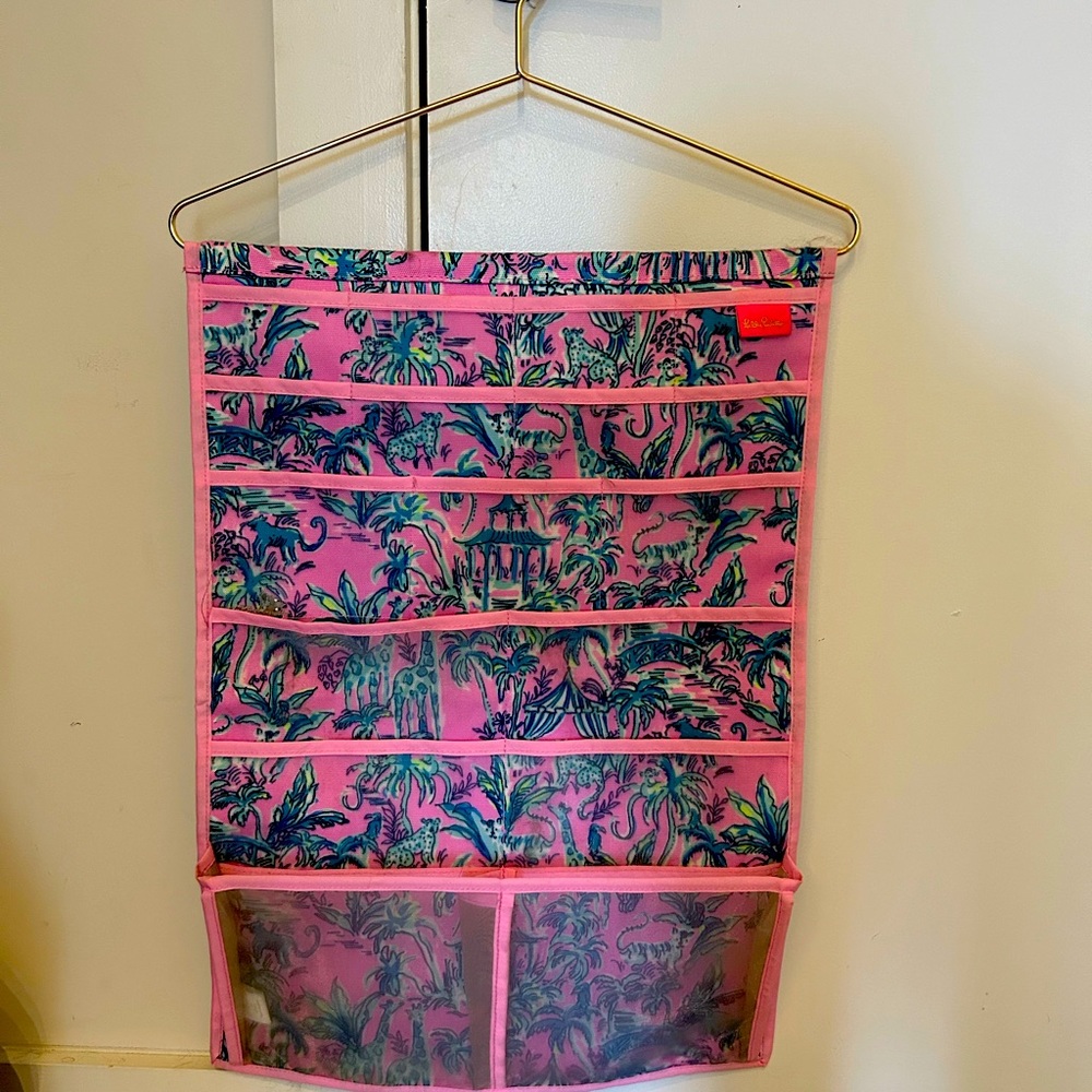 Lilly Pulitzer jewelry or makeup holder for travel